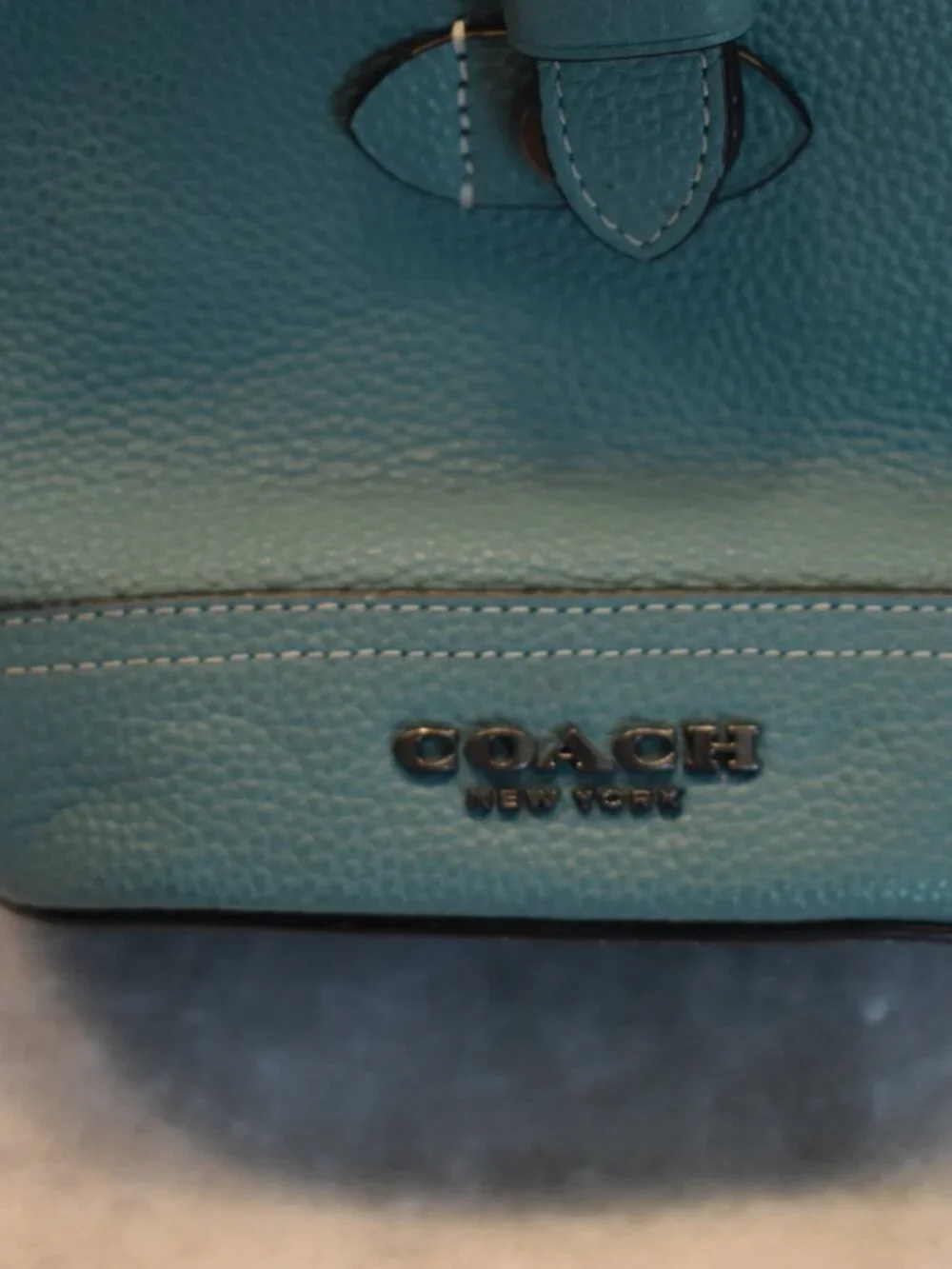 Coach Hudson Small Mini Backpack Sling – Tiffany Blue / Mint Green / Turquoise